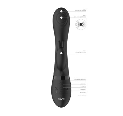 Wibrator - Pulse G-spot Rabbit - Black